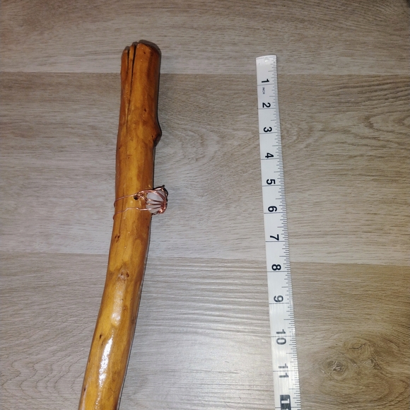 Handcrafted Wooden Walking Stick - Picture 3 of 17